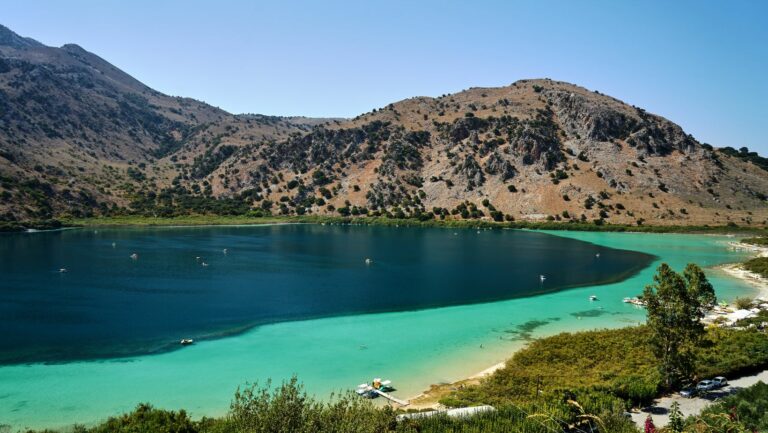Lake Kournas Crete Greece