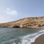 Matala beach Crete Greece