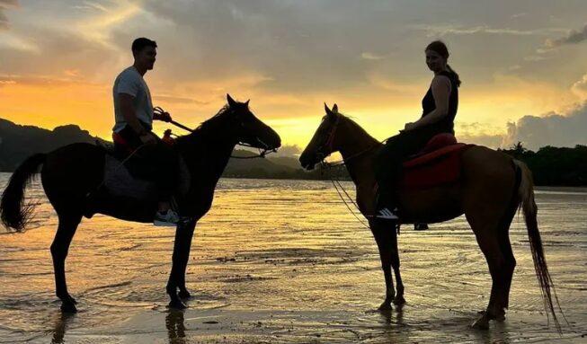 Horse riding crete