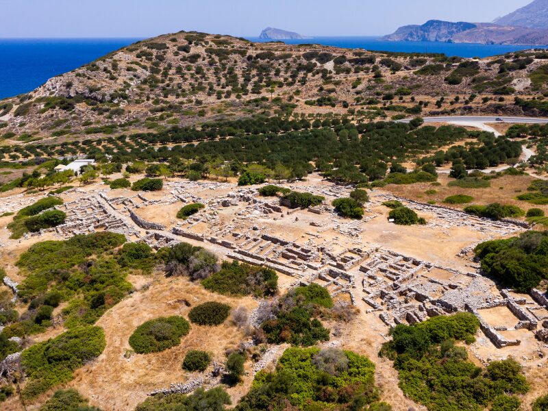 Gournia archaeological site crete