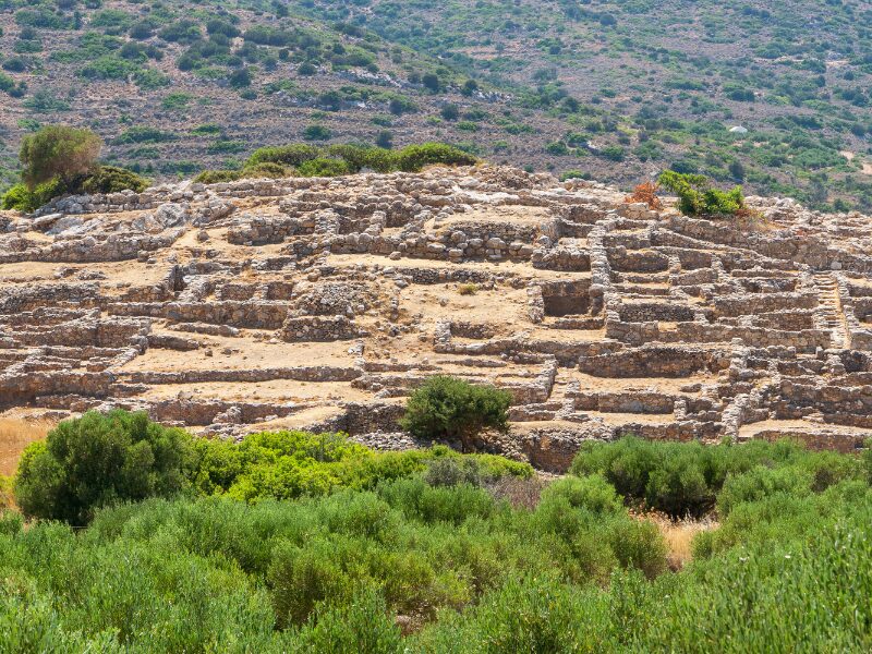 Gournia archaeological site crete