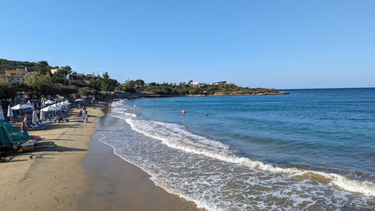 Ammoudara beach Lasithi Crete Greece