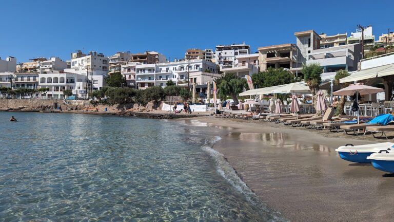 Ammoudi Beach Agios Nikolaos Crete Greece