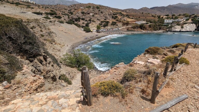 Agia Pavlos beach Crete Greece
