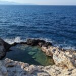 Gournia beach salt lake lasithi crete greece