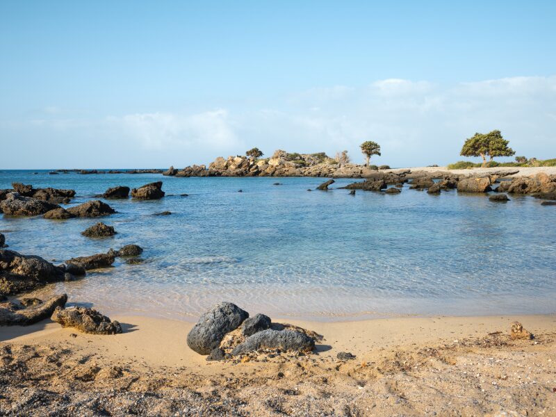Kedrodasos beach south of crete island