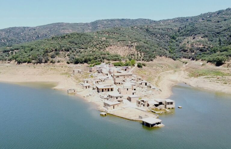 sunken village of Sfedili, Crete, Greece