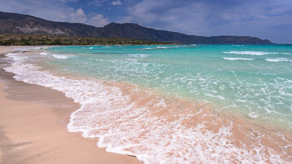 Elafonissi beach Crete Greece