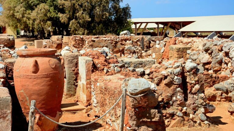 Ruins of Minoan Palace of Malia