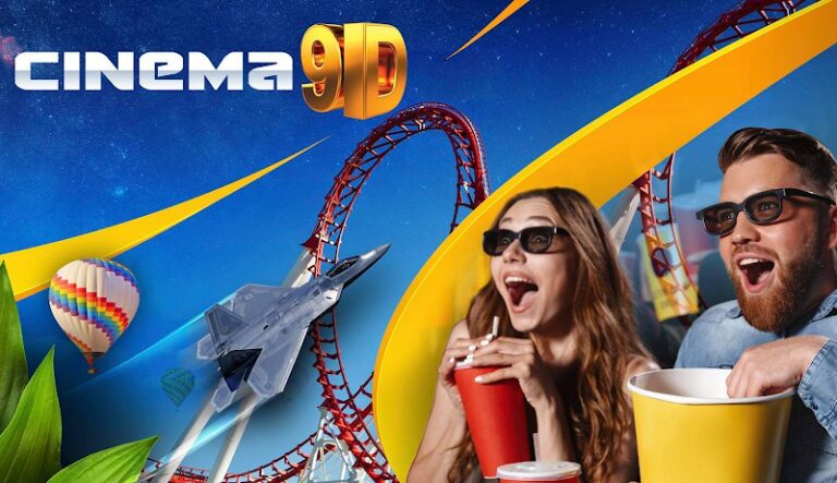 9D Cinema Simulator Fun Park Playground
