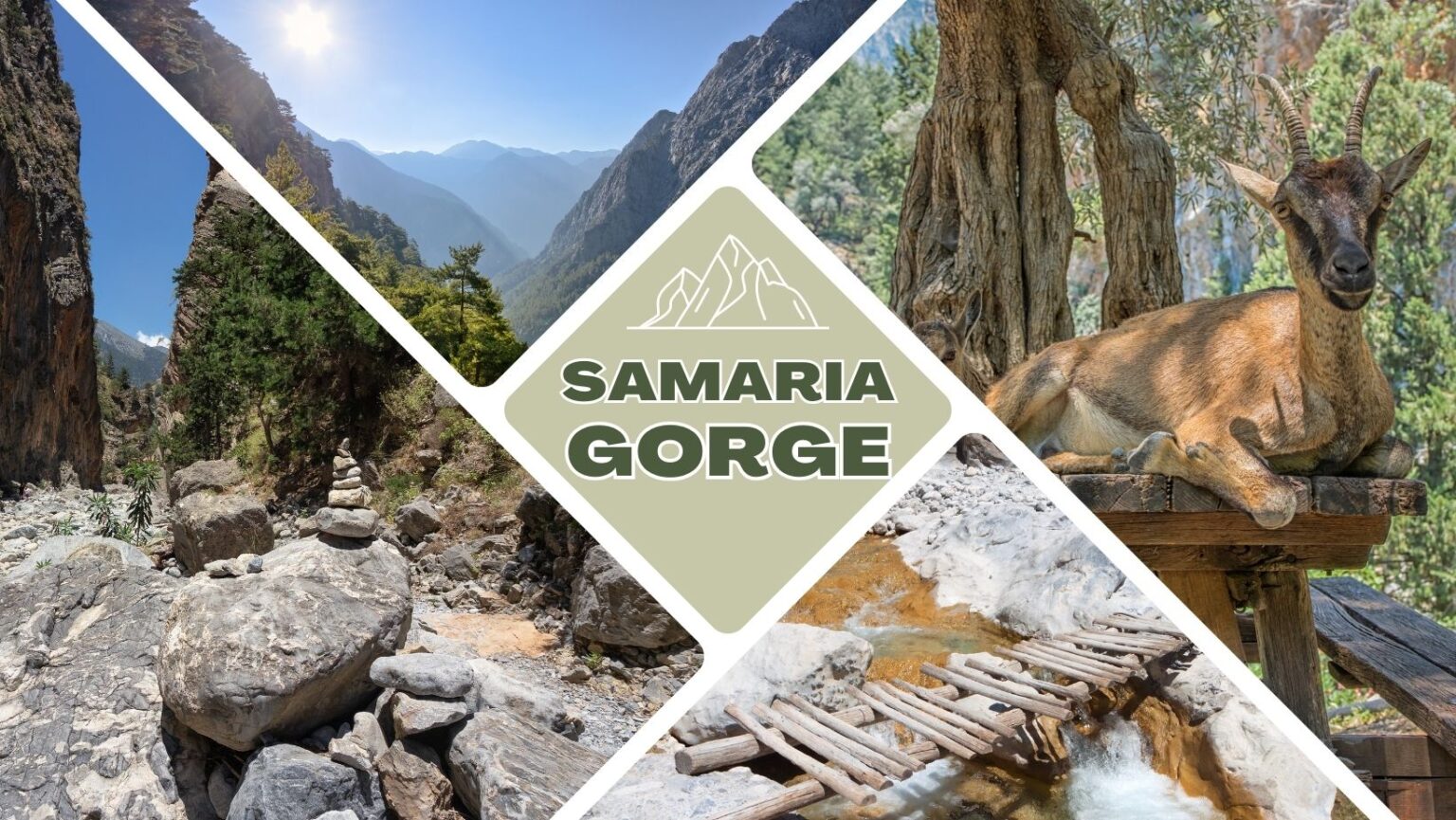 Saramaria gorge, Crete, the longest gorge in Europe