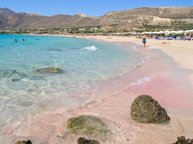 falasarna pink sand beach