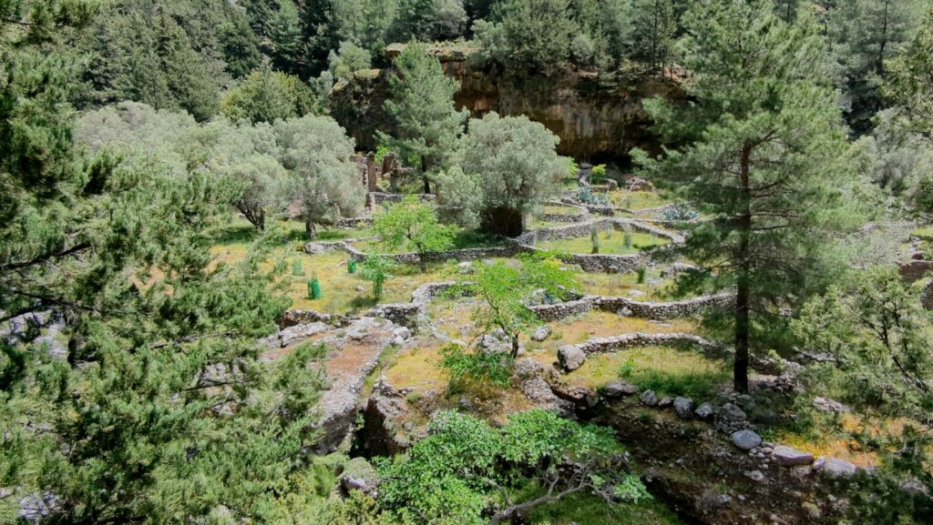 ruins of samaria gorge village
