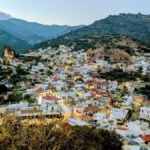 Apartments and hotels in Kalamafka village from Crete Island