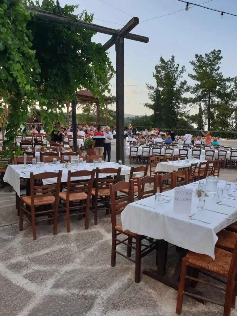 Apartments and hotels in Kato Karouzana village from Crete Island