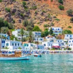 Apartments and hotels in Loutro village from Crete Island