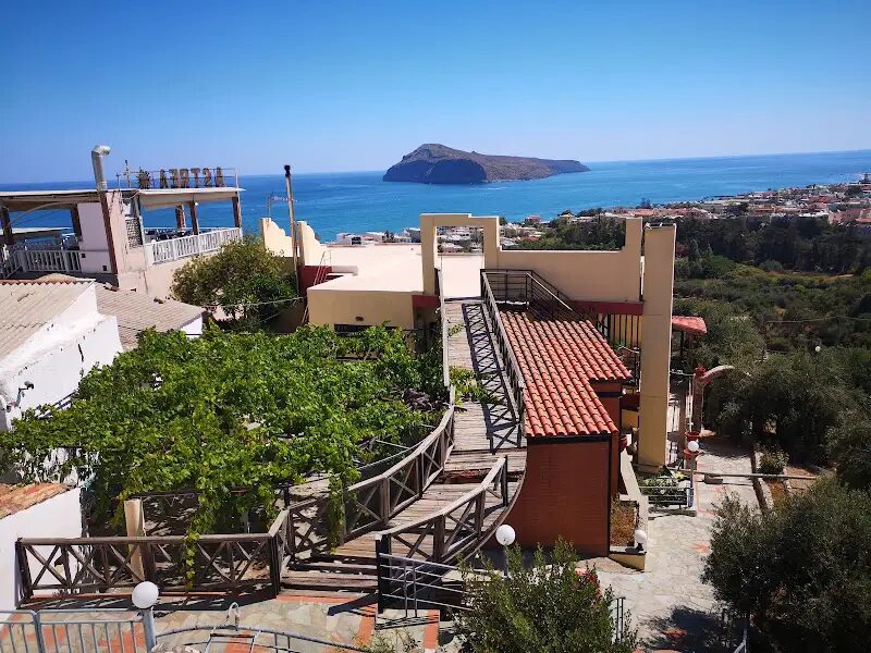 Apartments and hotels in Platanias from Crete Island