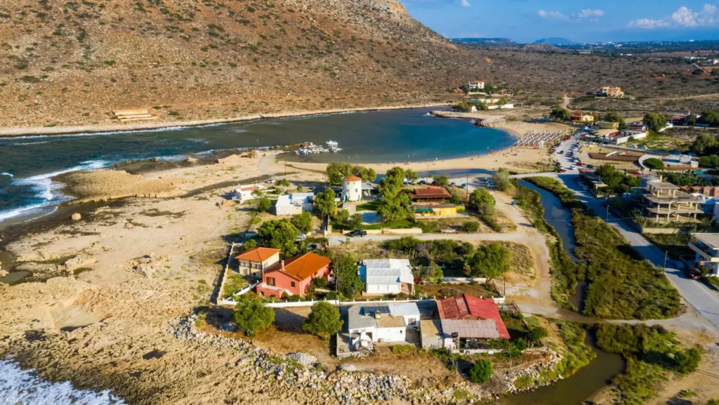 Apartments and hotels in Stavros from Crete Island