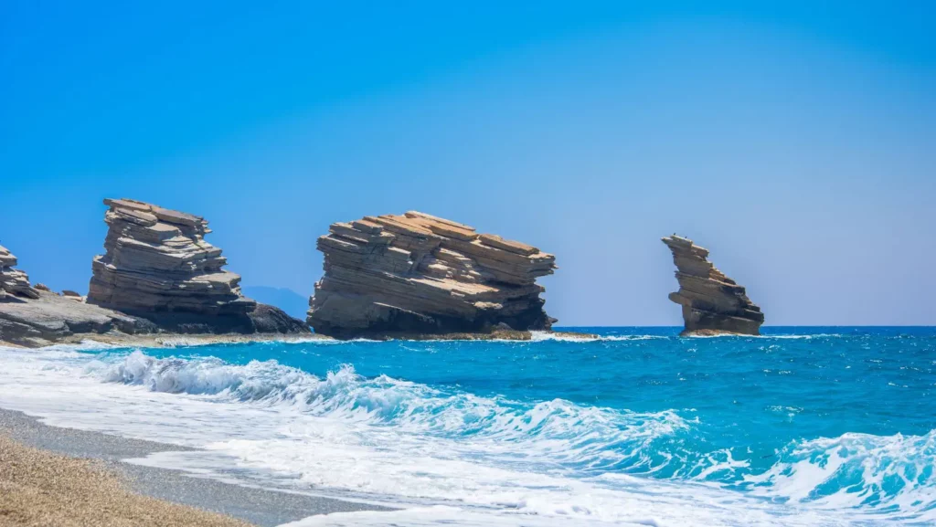 Apartments and hotels in Triopetra from Crete Island