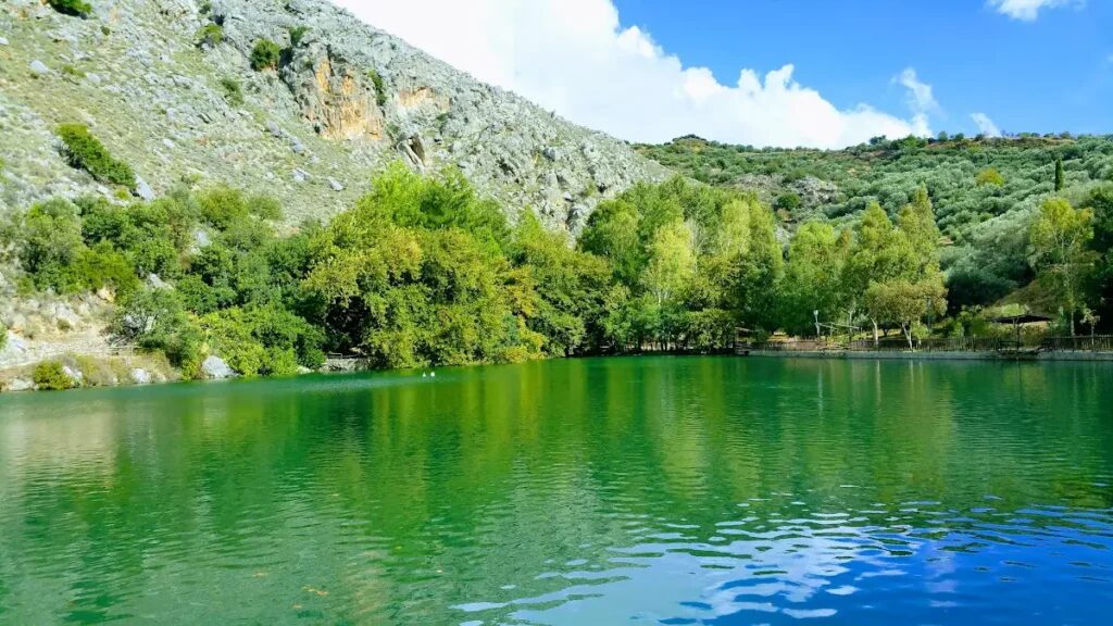 Apartments and hotels in Zaros town from Crete Island