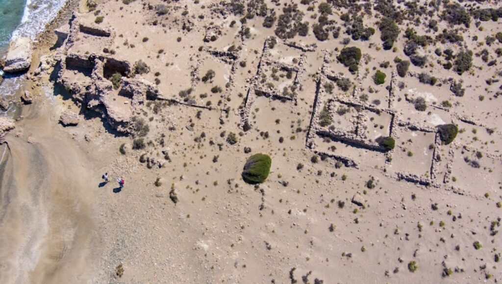 Archaeological Site of Leuke from above