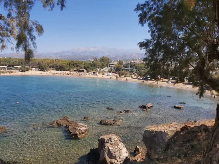 Agii Apostoli beaches Chania with Sand beach and Blue water
