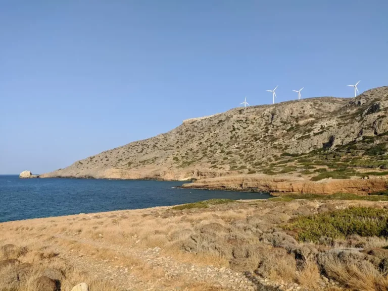 Agios Dionysios Xepapadeas beaches Lassithi with Pebbles beach and Blue water