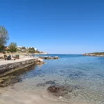 Agios Onoufrios Beach Chania with Sand beach and Blue water
