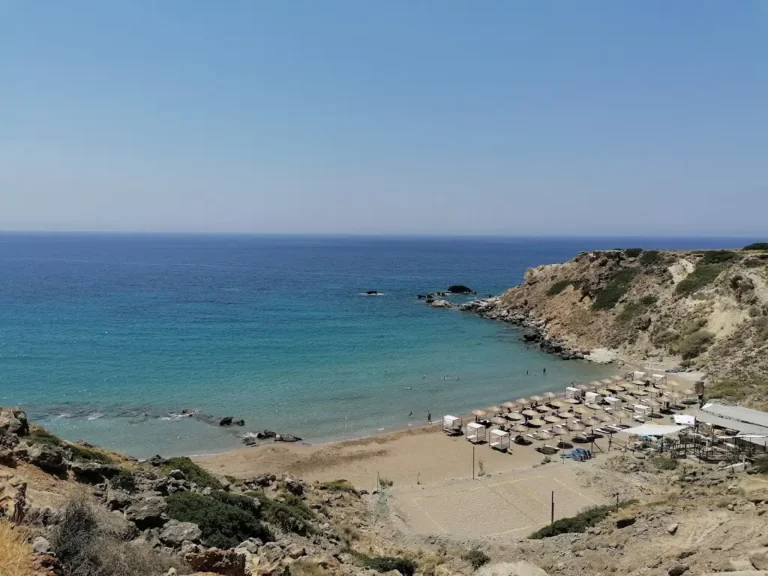 Ammoudi beaches Lassithi with Sand beach and Blue water