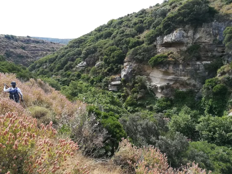Astrakiano Gorge in Heraklion Region on Crete Island