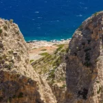 Avlaki Gorge in Chania Region on Crete Island