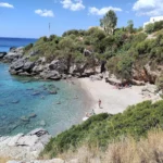 Fotinari beach Rethymno with Fine Pebbles beach and Blue water