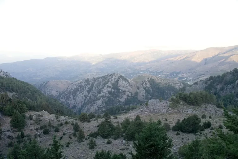 Fygou Gorge in Chania Region on Crete Island
