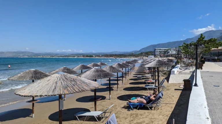 Georgioupolis beaches Chania with Sand beach and Blue water