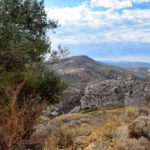 Gorge Kinigospilios at Hordaki in Rethymno Region on Crete Island