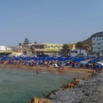 Gournes beaches Heraklion with Sand beach and Blue water