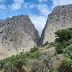 Ha Gorge in Lassithi Region on Crete Island