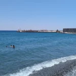 Ierapetra beach Lassithi with Fine Pebbles beach and Blue water