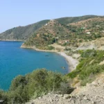 Kalamaki beach Chania with Sand beach and Blue water