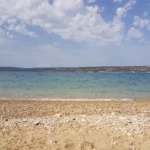 Kalami beach Chania with Fine Pebbles beach and Blue water