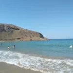 Kalivaki beach at Georgioupolis Chania with Sand beach and Blue water