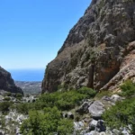 Kallikratis Gorge in Chania Region on Crete Island