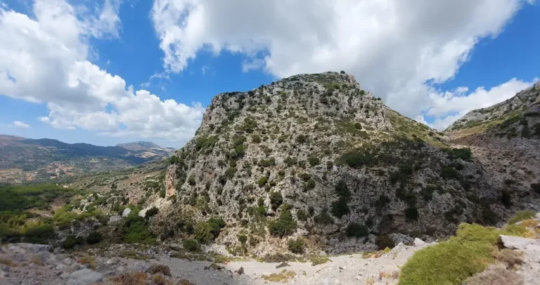 Kissos Gorge in Rethymno Region on Crete Island