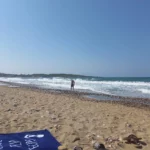 Kladissos beach Heraklion with Fine Pebbles beach and Blue water