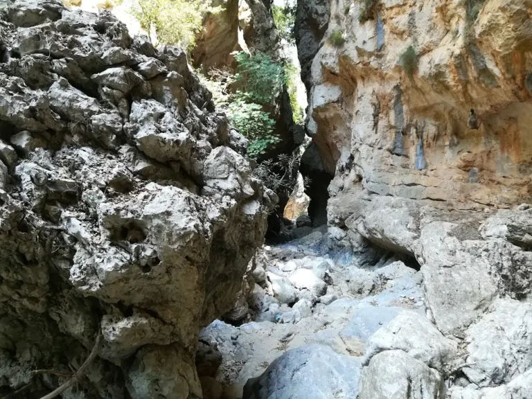 Kollita Gorges Vilandredo in Rethymno Region on Crete Island