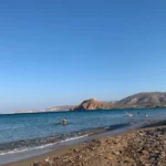 Kouremenos beach Lassithi with Sand beach and Blue water