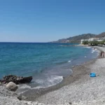 Koutsouras beaches Lassithi with Fine Pebbles beach and Blue water
