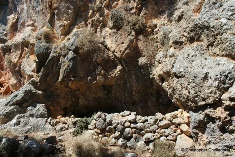Lihnou Laki Gorge in Chania Region on Crete Island