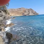 Loutra beach Heraklion with Fine Pebbles beach and Blue water