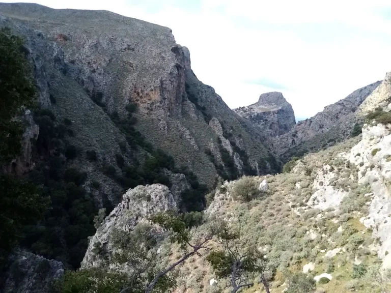 Maganistra Gorge in Chania Region on Crete Island